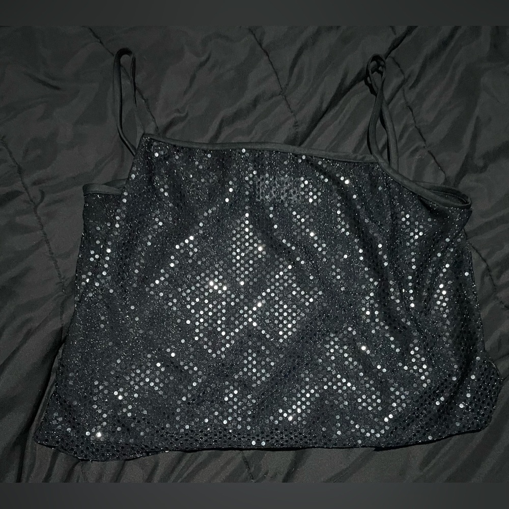 90s y2k black cami